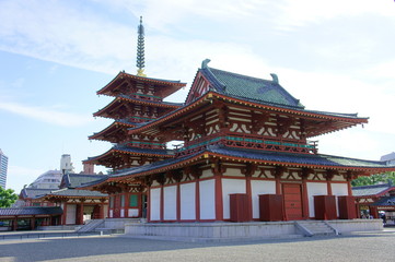 shitennoji pagoda