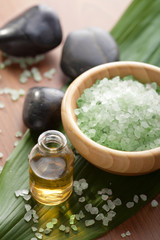 herbal salt and oil