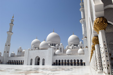 Abu Dhabi United Arab Emirates Sheikh Zayed Mosque