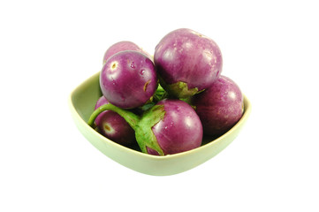 Fototapeta na wymiar Thai purple eggplant
