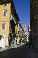 Fototapeta na wymiar Streets of Verona