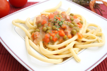 Nudeln mit Gemüse