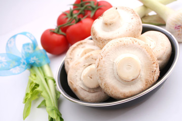 weisse champignons