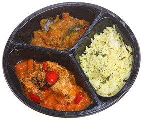 Microwavable Indian Curry Meal