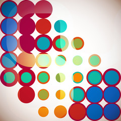colorful dotted background