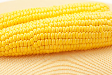 corn lying on a  mat
