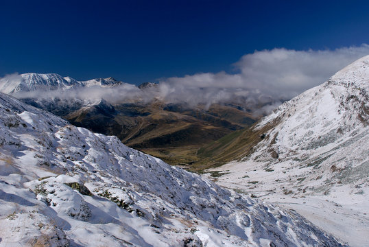 Le col du Puymorens en hiver