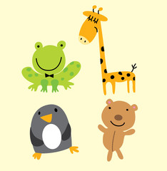 Obraz premium doodle animals