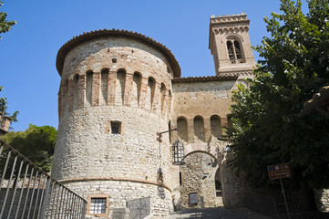 Torrione di Porta Santa Maria. Corciano. Umbria.