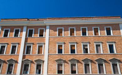 Fototapeta na wymiar Historic Palace. Spoleto. Umbria.