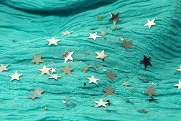 türkiser Sternenhimmel