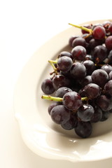 Japanese Autumn fruit, grapes
