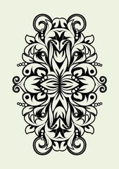 floral ornamental background