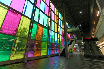 Palais des congres de Montreal - obrazy, fototapety, plakaty