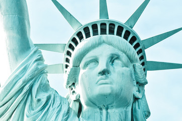 Freiheitsstatue Lady Liberty - Wahrzeichen von New York City