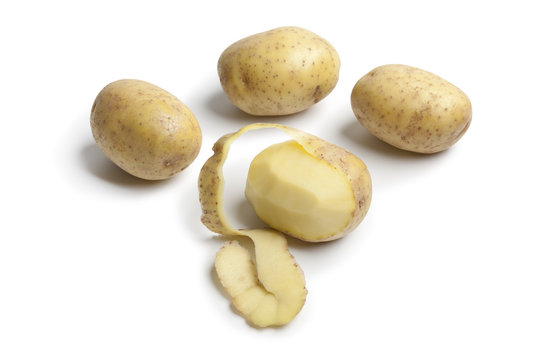 Whole and peeled potatoes