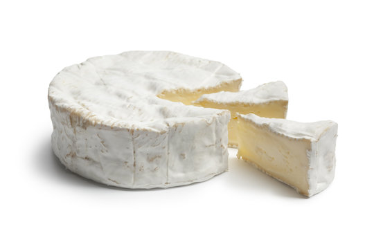 Camembert cheese with slices
