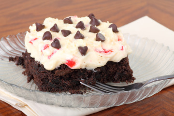Cherry Cheesecake Brownie
