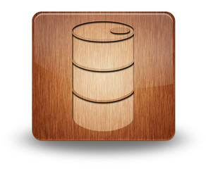 Wooden Icon "Oil Barrel"