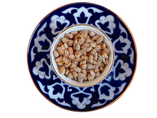 Oriental sweets. Peanuts in sesame