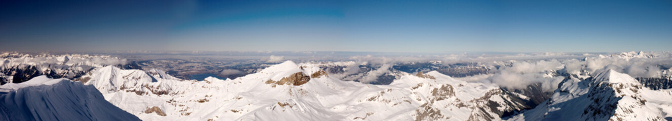 Panoramic mountain view
