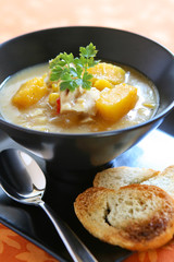 Pumpkin and Chicken Stew