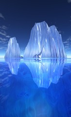 iceberg - obrazy, fototapety, plakaty
