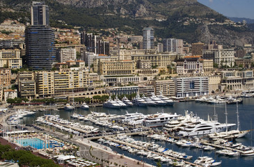 Monaco and marina.