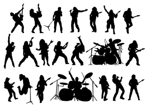 rock and metal vector collection