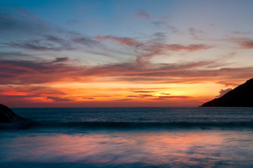 Beach sunset in Thailand