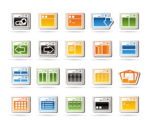 Application, Programming, Server and computer icons