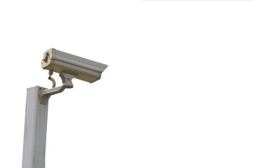 isolated Security cctv camera