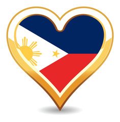 Heart Philippines Flag