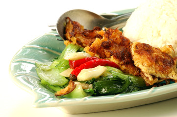 Fried Bok Choy with sesame oil