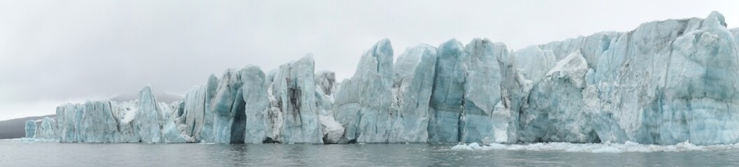 Naklejka premium Arctic glacier panorama landscape
