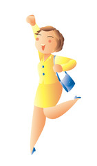 元気なＯＬ・若い女性