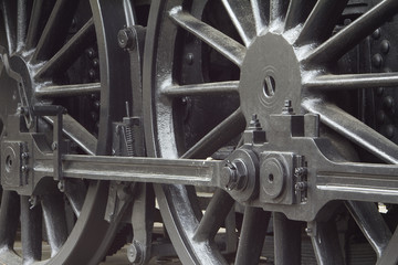 Steam engine wheel