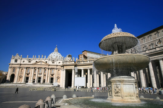 Place saint Pierre &agrave; Rome