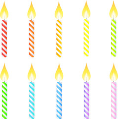 VectorShade Birthday Candles