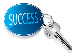 Key to success vector
