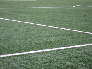 Obraz premium fußballplatz