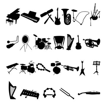 Music instrument vector