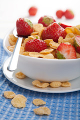 cereal with strawberry