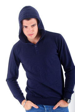 Personnage - Jeune-homme avec sweat &agrave; capuche