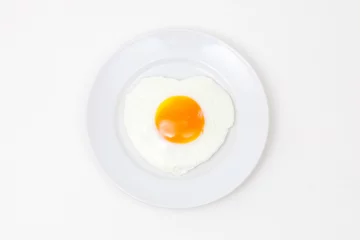 Fotobehang Eieren 目玉焼き ハート  © blanche