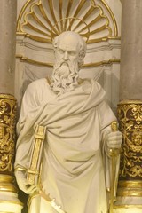 Obraz premium Statue of apostle St Paul