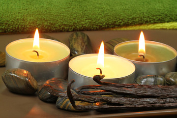 Spa with vanilla aroma