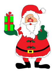 Nikolaus mit Geschenk