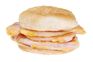canadian back bacon sandwich