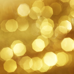 golden bokeh